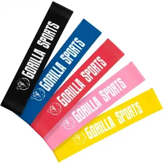 Produktfoto för Gorilla Sports Gummibandspaket Korta - 50 cm