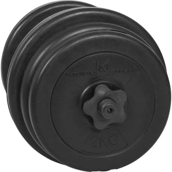 Bild 2 för Gorilla Sports Hantel BLACK Cement - 1 x 20 kg