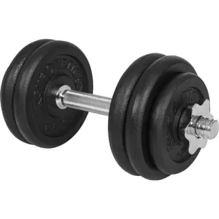 Produktfoto för Gorilla Sports Hantel Gjutjärn 25/26mm - 15kg