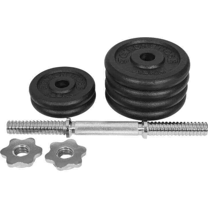 Bild 2 för Gorilla Sports Hantel Gjutjärn 25/26mm - 15kg