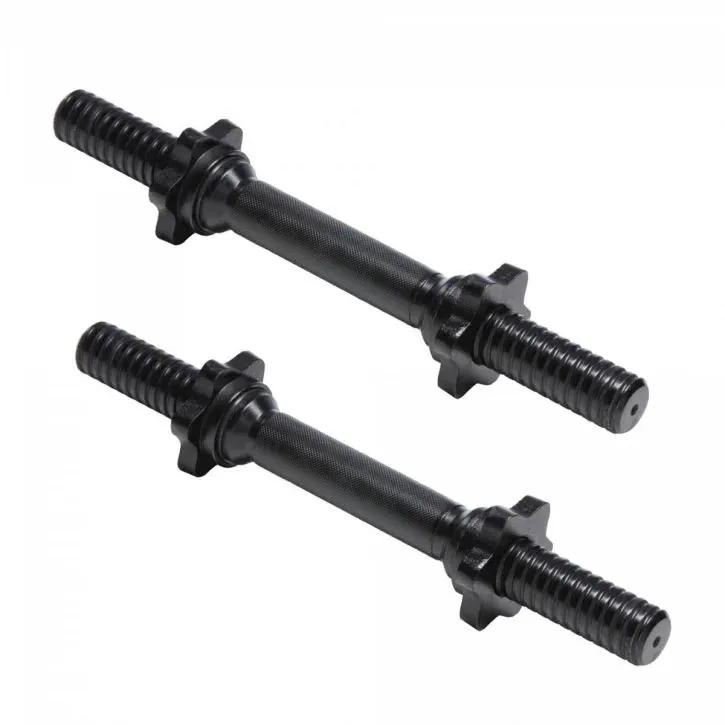 Bild 1 för Gorilla Sports Hantelstång BLACK 2x35cm Stjärnlås - 30mm