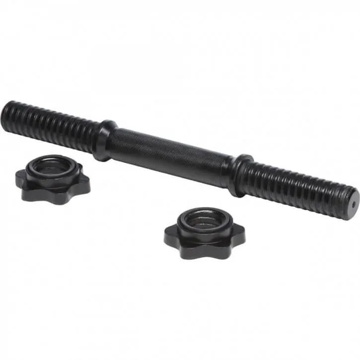 Bild 2 för Gorilla Sports Hantelstång BLACK 2x35cm Stjärnlås - 30mm