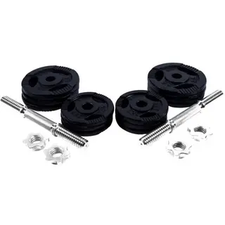 Produktfoto för Gorilla Sports Hantlar BLACK Trigrip - 2x13,5kg