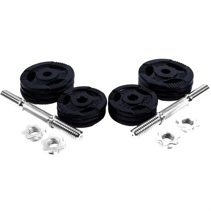 Alternativ bild 0 för Gorilla Sports Hantlar BLACK Trigrip - 2x13,5kg