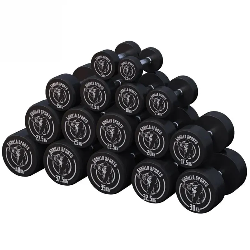 Alternativ bild 0 för Gorilla Sports Hantlar GS Gummi - 2,5-40 kg