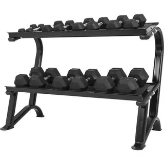 Produktfoto för Gorilla Sports Hexagon HantelställProfessionell