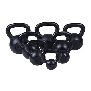Produktfoto för Gorilla Sports Kettlebell Massive Black