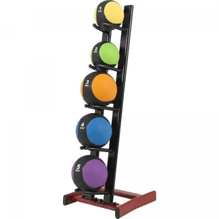 Produktfoto för Gorilla Sports Medicinbollspaket GS - 15kg och Stativ
