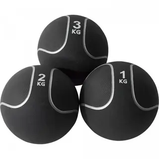 Produktfoto för Gorilla Sports Medicinbollspaket Svart/Silver