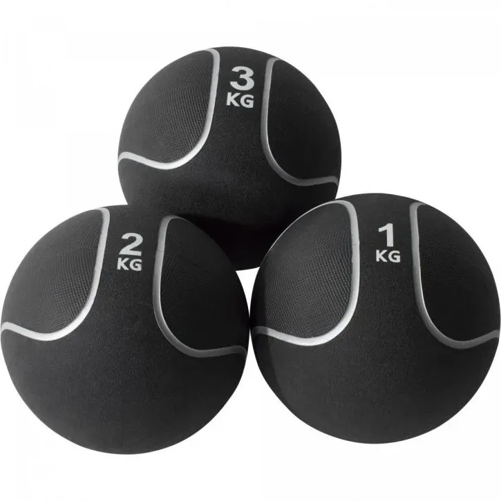 Alternativ bild 0 för Gorilla Sports Medicinbollspaket Svart/Silver