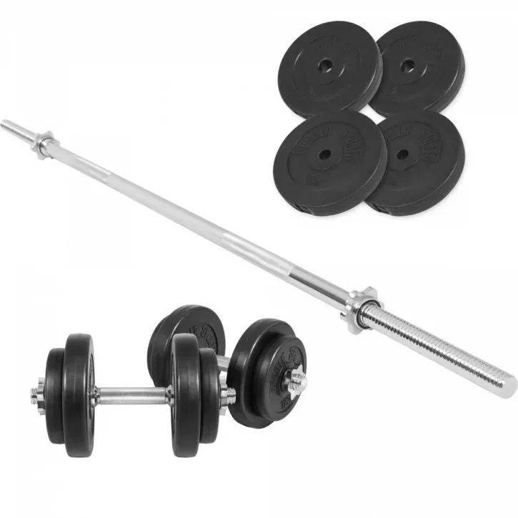 Bild 1 för Gorilla Sports Skivstång Hantlar BASIC - 60 kg