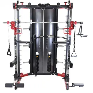 Produktfoto för Gorilla Sports Smithmaskin MULTI Kabelmaskin - Viktmagasin 2x90kg