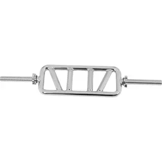 Produktfoto för Gorilla Sports Tricepsstång Diagonal Stjärnlås - 30 mm