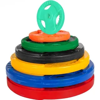 Produktfoto för Gorilla Sports Trigrip 31 mm, Viktskivor gummerade