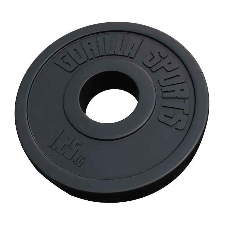 Bild 1 för Gorilla Sports Viktskivor BASIC 51mm Cement - 1,25kg-15kg