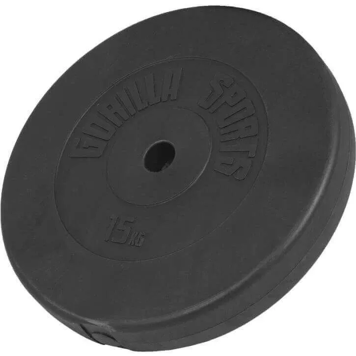Bild 2 för Gorilla Sports Viktskivor BASIC Cement - 2x15kg