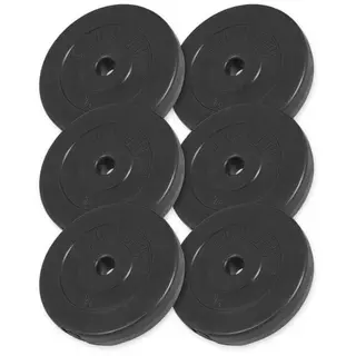 Produktfoto för Gorilla Sports Viktskivor BASIC Cement - 6x5kg
