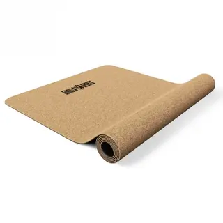 Produktfoto för Gorilla Sports Yogamatta Kork - 183x61x0,5cm