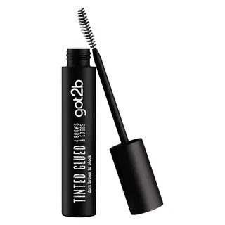 Produktfoto för Got2b got2b Glued 4 Brows & Edges Pigmenterad Gel 2-i-1 Svart 16 ml