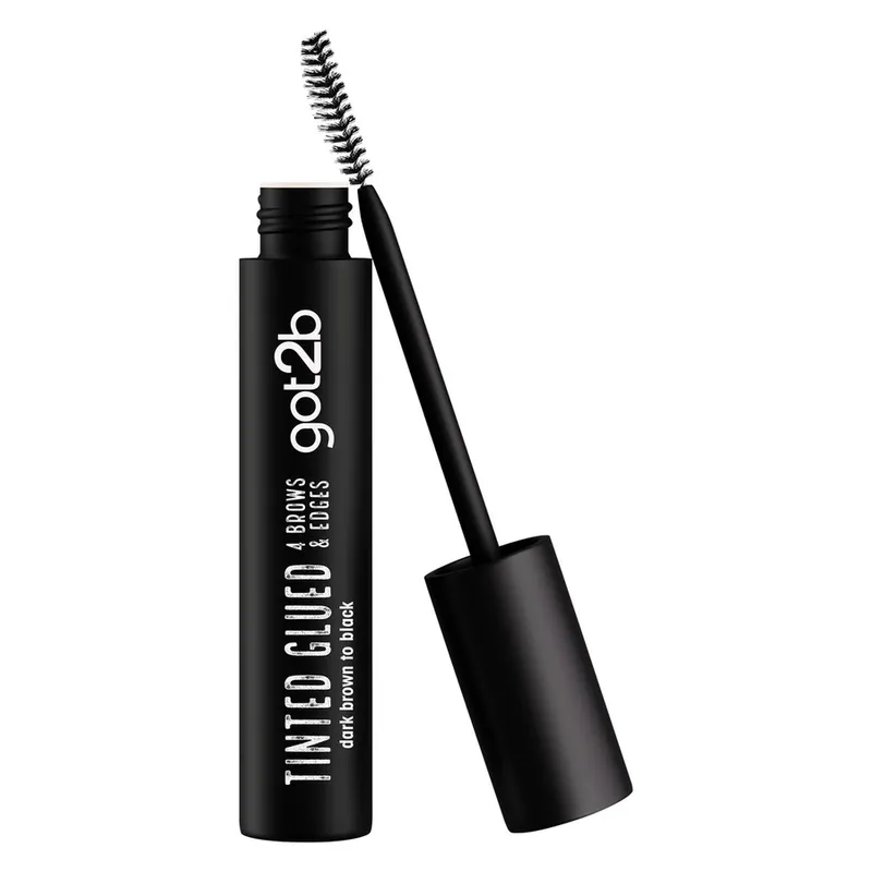 Bild 1 för Got2b got2b Glued 4 Brows & Edges Pigmenterad Gel 2-i-1 Svart 16 ml