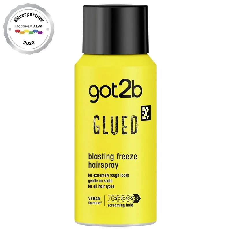 Bild 1 för got2b Got2b  Glued Blasting Freeze Hairspray Mini Travel Size 100 ml