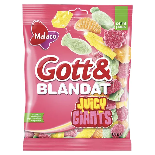 Alternativ bild 0 för Gott  Blandat Juicy Giants 170g