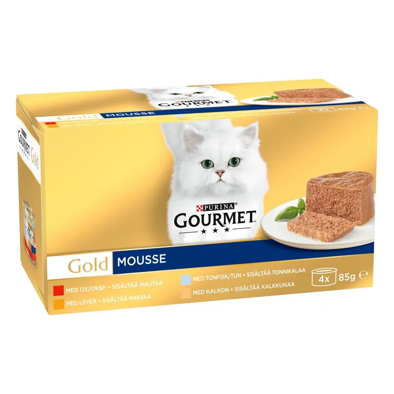 Bild 2 för Gourmet Gold Wet Cat 4X85g Pate