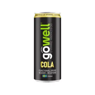 Produktfoto för GoWell Cola 330 ml