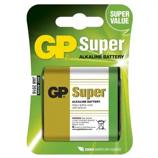 Produktfoto för GP 312A-U1/ 3LR12/ 4.5V batteri- 1 Pack
