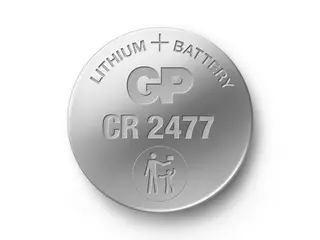 Produktfoto för GP Batteries 103239, Engångsbatteri, CR2477, Lithium-Manganese Dioxide (LiMnO2), 3 V, 1 styck, 10 År