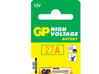 Produktfoto för GP Batteries High Voltage 27A, Single-use battery, Alkalisk, Cylindrisk, 12 V, 1 styck, Multifärg
