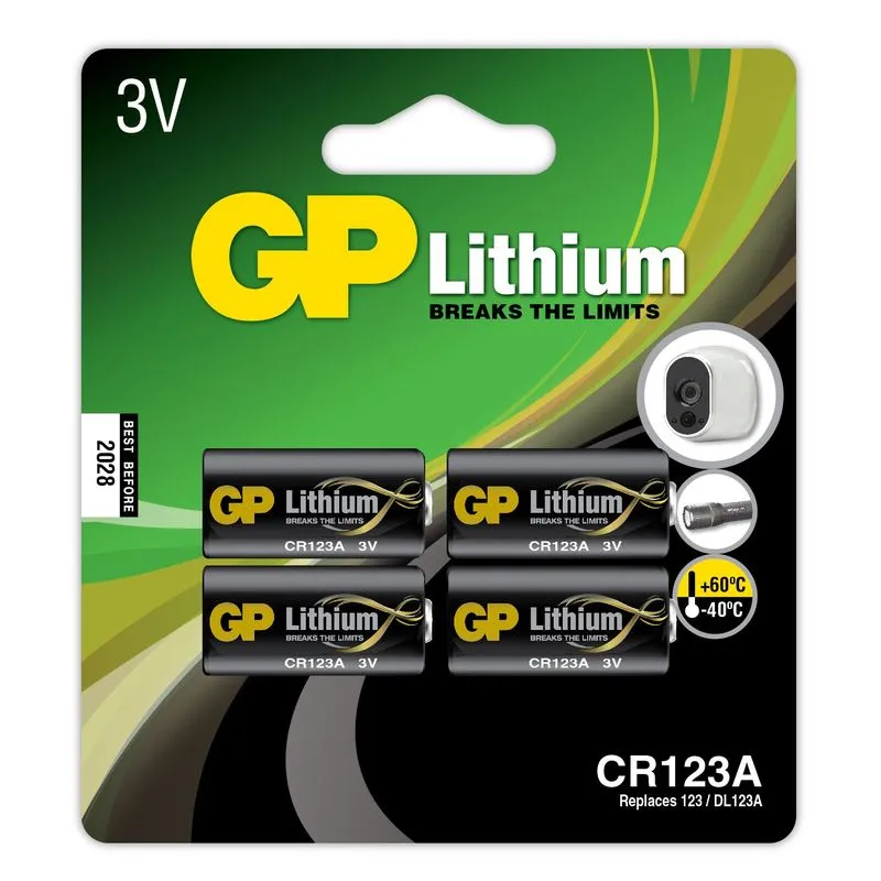 Bild 1 för GP Batteries Lithiumbatteri CR 123A 4-pack