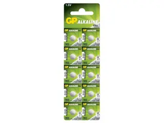 Produktfoto för GP Batteries LR41, Engångsbatteri, LR41, Alkalisk, 1,5 V, 10 styck, 24 mAh