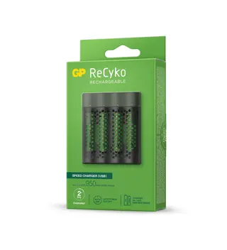 Produktfoto för GP Batteries M451/100AAAHCE-2WB4, Nickel-metallhydrid (NiMH), AAA, 4 styck, Batterier medföljer