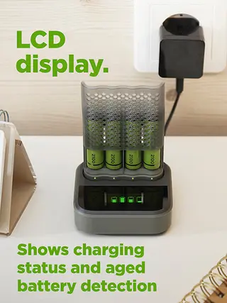 Produktfoto för GP Batteries ReCyko M451, Nickel-metallhydrid (NiMH), AA, AAAA, 8 styck, Batterier medföljer
