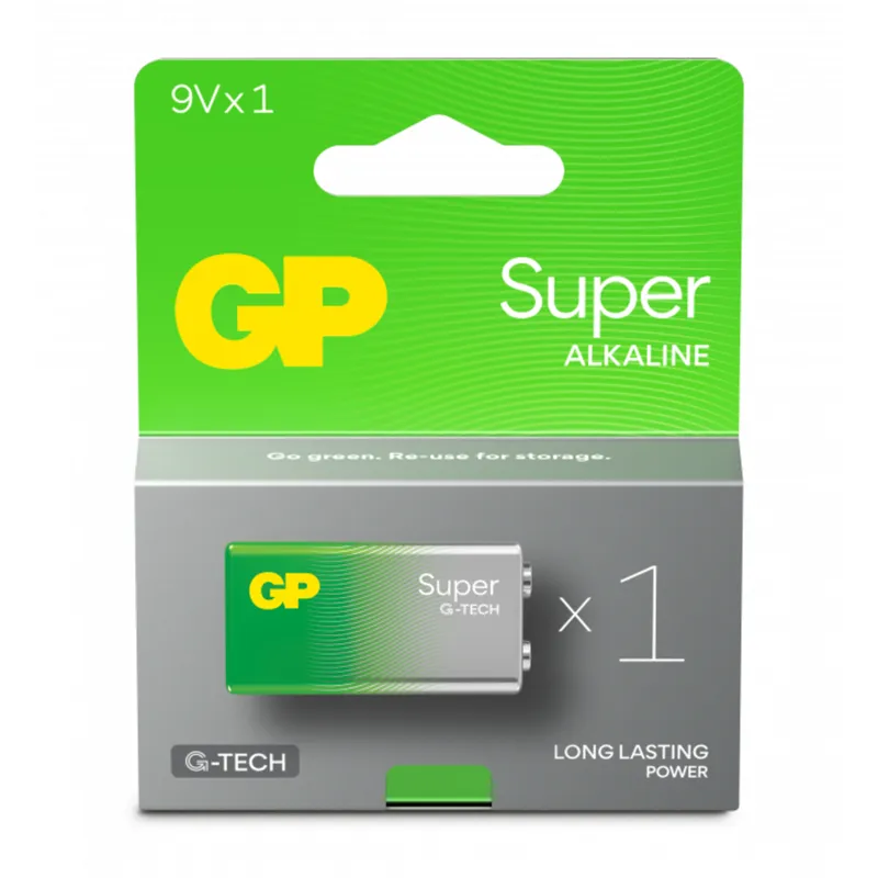 Bild 2 för GP Batteries Super Alkaline 9V-batteri 1-pack