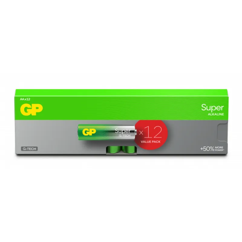 Bild 2 för GP Batteries Super Alkaline AA-batteri 15A/LR6 12-pack