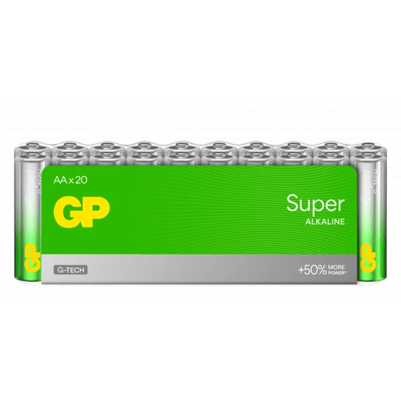 Bild 1 för GP Batteries Super Alkaline AA-batteri 15A / LR6 20-pack