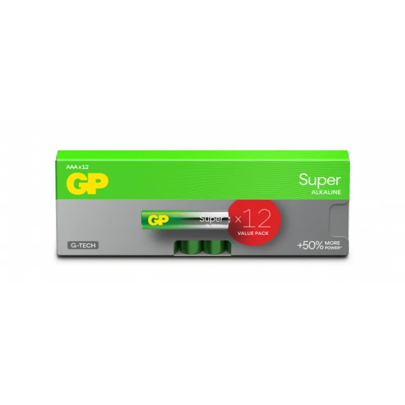 Bild 2 för GP Batteries Super Alkaline AAA-batteri 24A/LR03 12-pack