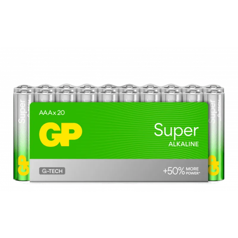 Bild 1 för GP Batteries Super Alkaline AAA-batteri 24A / LR03 20-pack