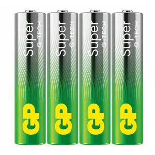 Produktfoto för GP Batteries Super Alkaline AAA-batteri 24A/LR03 4-pack