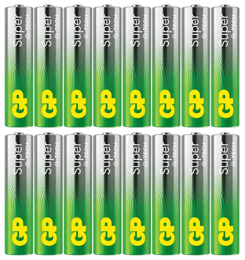 Alternativ bild 0 för GP Battery Super Alkaline AAA/LR03 16-pack