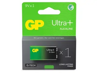Produktfoto för GP Battery Ultra Plus Alkaline 9V/6LF22 1-pack