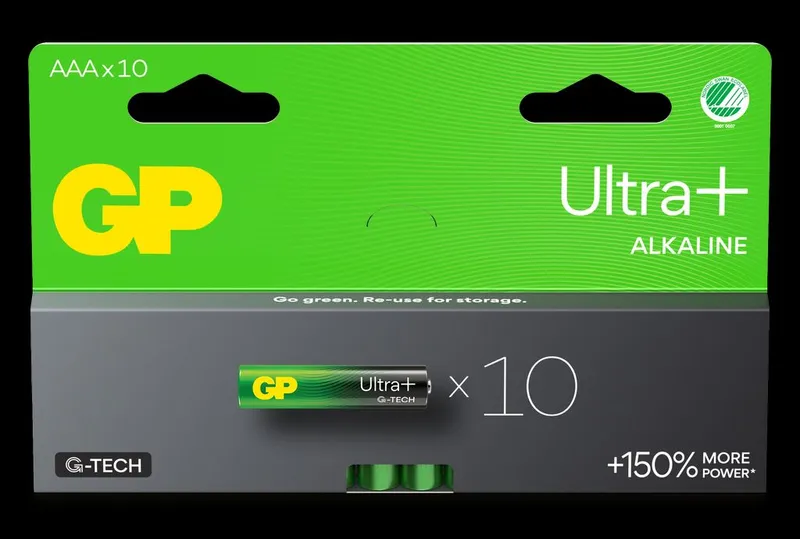 Alternativ bild 0 för GP Battery Ultra Plus Alkaline AAA 10-pack