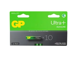 Produktfoto för GP Battery Ultra Plus Alkaline AAA 10-pack