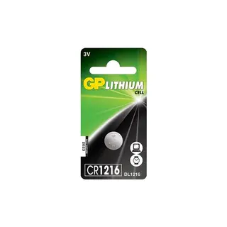 Produktfoto för GP CR 1216-C1 knappcellsbatteri- 1 Pack