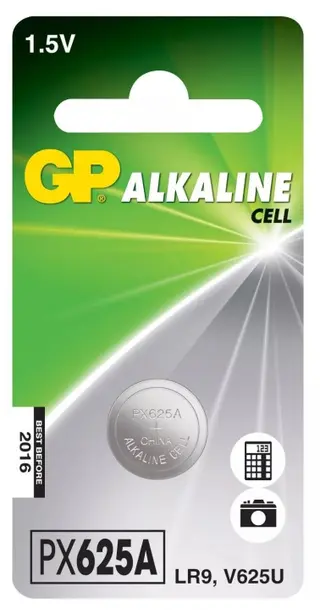 Produktfoto för GP PX 625A-C1/ LR9 knappcellsbatteri- 1 Pack