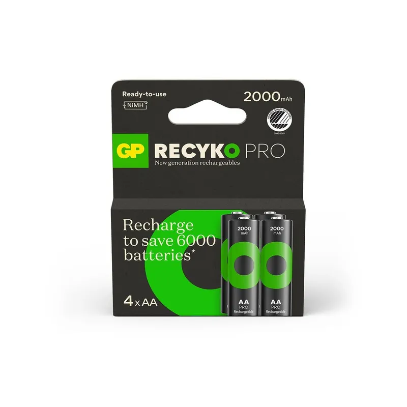 Alternativ bild 0 för GP ReCyko Professional NiMH 210AAHCB-2WB4