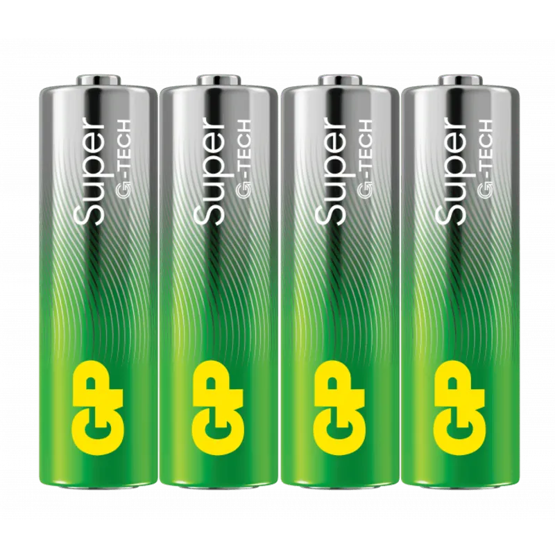 Bild 1 för GP Super - Batteri 4 x AA-typ - alkaliskt