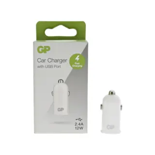 Produktfoto för GP USB-laddare 12V 2,4A CC22